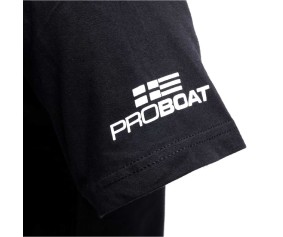 Pro Boat Wake T-Shirt Black - Medium