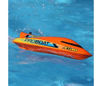 Pro Boat Jet Jam 12 Pool Racer, Brushed RTR - Orange (Battery & Charger Included)