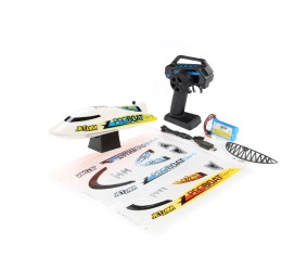 Pro Boat Jet Jam 12 Pool Racer, Brushed RTR - White (Battery & Charger Included)