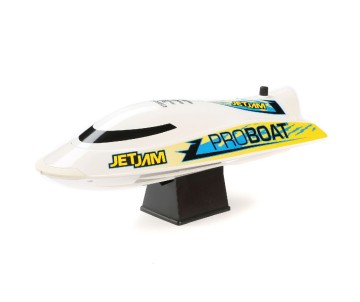 Pro Boat Jet Jam 12 Pool Racer, Brushed RTR - White (Battery & Charger Included)