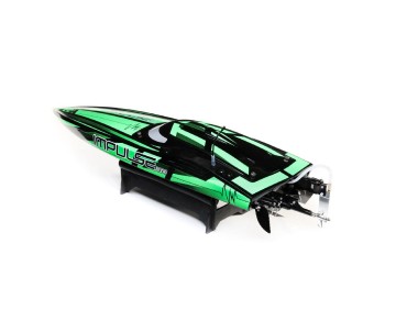 Pro Boat Impulse 32, Deep-V, Brushless, Smart RTR - Black/Green