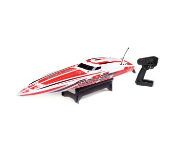 Pro Boat Impulse 32, Deep-V, Brushless, Smart RTR - White/Red