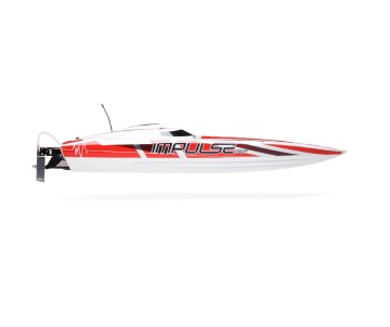 Pro Boat Impulse 32, Deep-V, Brushless, Smart RTR - White/Red