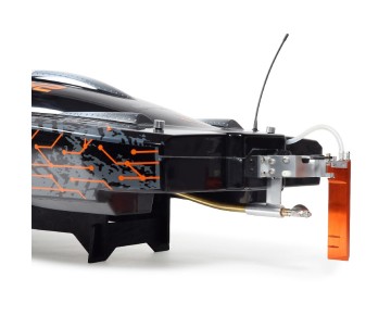 Pro Boat Blackjack 42-inch Brushless 8S Cat RTR - Black/Orange