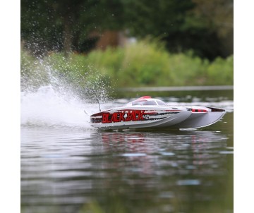 Pro Boat Blackjack 42-inch Brushless 8S Cat RTR - White/Red