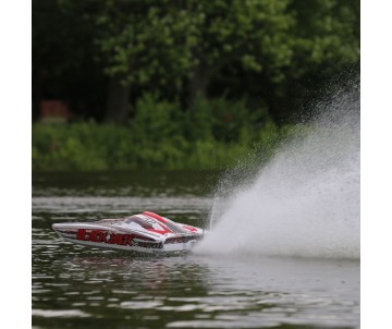 Pro Boat Blackjack 42-inch Brushless 8S Cat RTR - White/Red