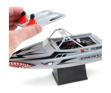 Pro Boat Sprintjet 9-inch Self-Right Jet Boat RTR - Silver (Battery & Charger Included)