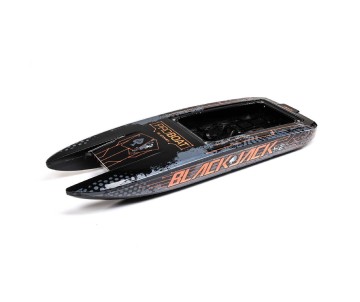 Pro Boat Hull with Inserts, Black: 42-inch Blackjack