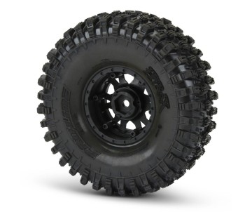Pro-Line Hyrax 1.9 G8 MTD Impulse Blk/Slvr Wheels F/R (2)