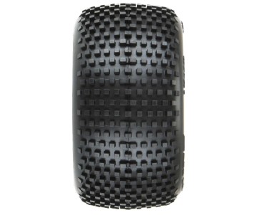Pro-Line Hole Shot Off-Road Mini-T 2.0 Tires Mounted on White Wheels (2) for Mini-T 2.0 Front or Rear