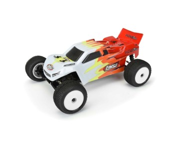 Pro-Line Hole Shot Off-Road Mini-T 2.0 Tires Mounted on White Wheels (2) for Mini-T 2.0 Front or Rear