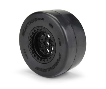 Pro-Line Reaction+ HP Wide SC S3 (Soft) Drag Racing BELTED Tires (2) for Pro-Line + Wide SC Wheels
