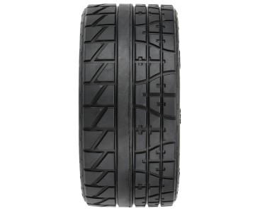 Pro-Line Menace HP 5.7 inches Street BELTED Tires Mounted on Raid Black 8x48 Removable 24mm Hex Wheels (2) for X-MAXX, KRATON 8S & Other Large Vehicles Front or Rear