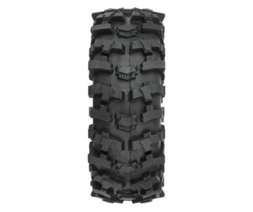 Pro-Line 1/24 MT Baja Pro X F/R 1.0 Tires Mounted 7mm Black (4)