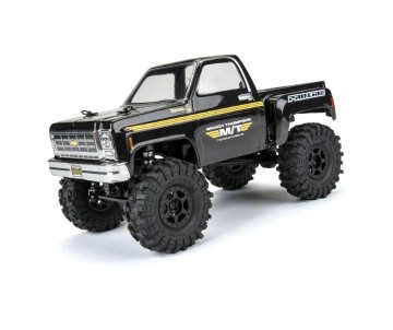 Pro-Line 1/24 MT Baja Pro X F/R 1.0 Tires Mounted 7mm Black (4)