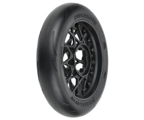 Pro-Line Racing 1/4 Supermoto S3 Motorcycle Front Tire MTD Black (1): PROMOTO-MX