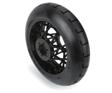 Pro-Line 1/4 Supermoto Tire Rear MTD Black Wheel: PM-MX