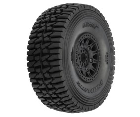 Pro-Line Mirage TT BELTED Tires Mounted on Raid Black 6x30 Removable 17mm Hex Wheels (2) for Mojave 6S and UDR Front or Rear