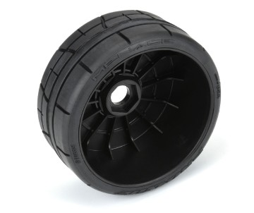 Pro-Line Menace HP BELTED Speed Run 1:8 Tires Mounted on Mach 10 Black 17mm Wheels (2) for Front or Rear Pro-Line Menace HP BELTED Speed Run 1:8 Tires Mounted on Mach 10 Black 17mm Wheels (2) for Front or Rear