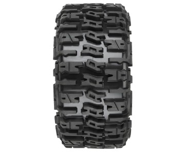 Pro-Line Trencher 5.7in Tires Mounted on Raid Black 8x48 Removable 24mm Hex Wheel 2 for X-MAXX, KRATON 8S & Other Large Vehicles Front or Rear