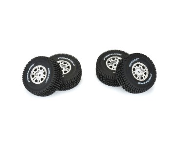 Pro-Line Mirage TT F/R Tires Mounted 12mm Hex Satin Silver Impulse (4) for Arrma Mojave Grom Pro-Line Mirage TT F/R Tires Mounted 12mm Hex Satin Silver Impulse (4) for Arrma Mojave Grom