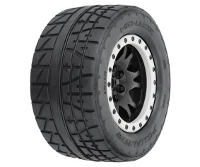 Pro-Line Menace 1/5 HP BELTED Pro-Loc F/R X-MAXX MTD 24mm Blk/Gry Impulse (2)