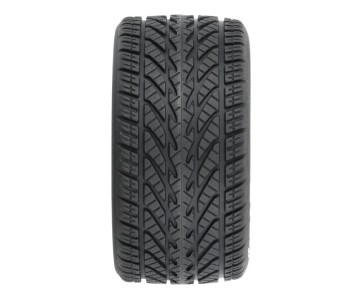 Pro-Line Racing Goodyear Eagle Rain Tire F/R MTD Gray for Losi NASCAR Racecar (4)