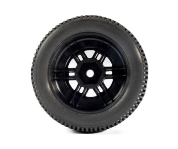 Pro-Line King-Pin F/R Tires Mounted 12mm Hex Black Split Six Mojave Grom (4)