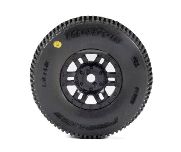 Pro-Line King-Pin F/R Tires Mounted 12mm Hex Black Split Six Mojave Grom (4)