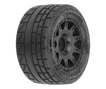 Pro-Line Racing Menace F/R MTD 12mm Black Raid for Arrma Granite GROM