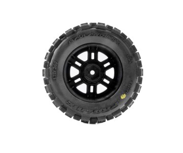 Pro-Line Badlands F/R Tires MTD 12mm Black Split Six (2) for ARRMA MINI KRATON