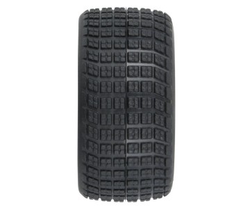 Pro-Line Racing Goodyear Eagle Dirt Tire F/R MTD Grey for Losi NASCAR Racecar (4)