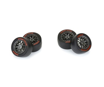 Pro-Line Racing Goodyear Eagle Option Tire F/R MTD Grey for Losi NASCAR Racecar (4)