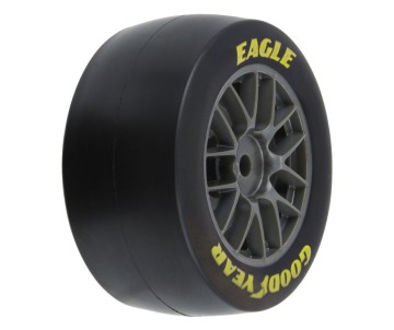 Pro-Line Racing Goodyear Eagle Soft Tire F/R MTD Grey for Losi NASCAR Racecar (4)