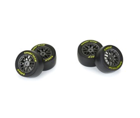 Pro-Line Racing Goodyear Eagle Soft Tire F/R MTD Grey for Losi NASCAR Racecar (4)