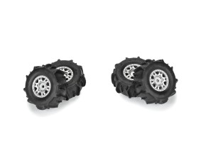 Pro-Line Dumont F/R Tires Mounted 12mm Hex Black Impulse (4) for Arrma Mojave Grom