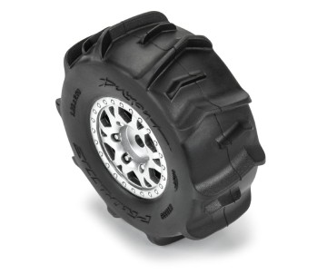 Pro-Line Dumont F/R Tires Mounted 12mm Hex Black Impulse (4) for Arrma Mojave Grom