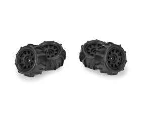 Pro-Line Dumont F/R Tires Mounted 12mm Hex Black Raid (4) for Arrma Granite Grom