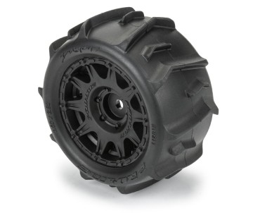 Pro-Line Dumont F/R Tires Mounted 12mm Hex Black Raid (4) for Arrma Granite Grom