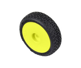 Pro-Line Racing Electron 2.0 F/R Tires Mounted 7mm Yellow (4) for Losi Micro-B