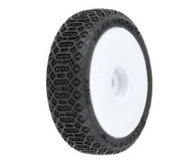 Pro-Line Racing Electron 2.0 F/R Tires Mounted 7mm White (4) for Losi Micro-B