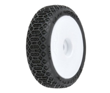 Pro-Line Racing Electron 2.0 F/R Tires Mounted 7mm White (4) for Losi Micro-B