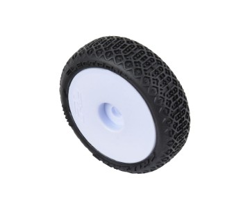 Pro-Line Racing Electron 2.0 F/R Tires Mounted 7mm White (4) for Losi Micro-B