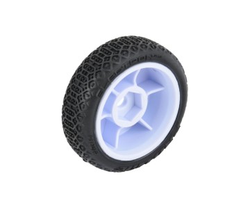Pro-Line Racing Electron 2.0 F/R Tires Mounted 7mm White (4) for Losi Micro-B