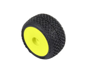 Pro-Line Racing Electron 2.0 F/R Tires Mounted 7mm Yellow (4) for Losi Micro-T