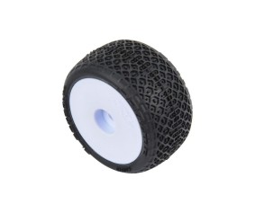 Pro-Line Racing Electron 2.0 F/R Tires Mounted 7mm White (4) for Losi Micro-T