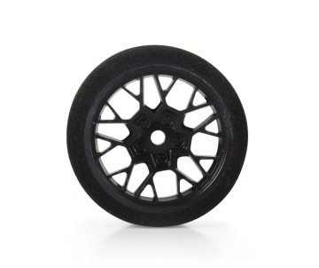 Pro-Line Fifty6 Foam Tire Mounted on Circuit Black Wheel 8mm Hex (4)
