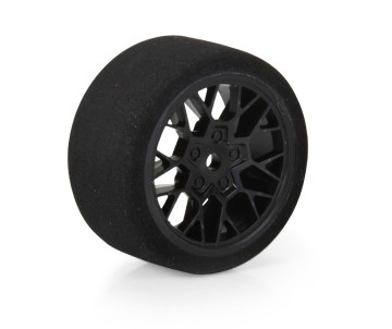 Pro-Line Fifty6 Foam Tire Mounted on Circuit Black Wheel 8mm Hex (4)