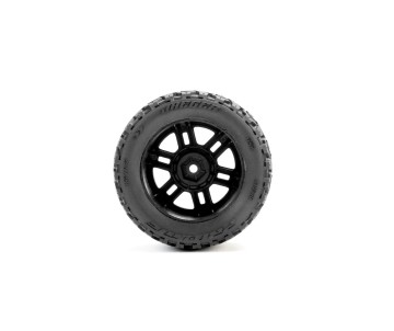 Pro-Line Jaeger F/R MT Tires MTD 12mm Black Split Six (2) for ARRMA Mini KRATON