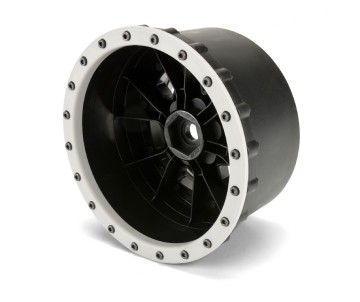 Pro-Line Impulse Pro-Loc Black Wheels with Stone Gray Rings for X-MAXX Front or Rear